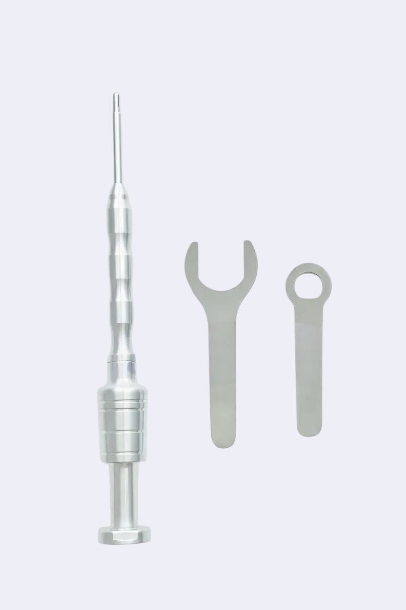 DENTISTOOLBOX ROG bone graft fixation kit with 3mm pins and wrenches for guided bone regeneration.