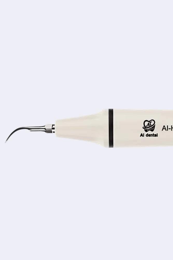 DENTISTOOLBOX white ultrasonic scaler handpiece compatible with EMS and Woodpecker, for precise and comfortable dental scaling.
