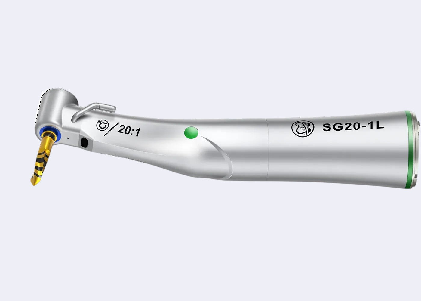 Contre-angle implantologie 20:1 avec LED — pose d'implants dentaires | Dentistoolbox