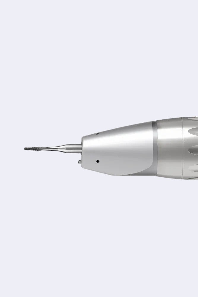 DENTISTOOLBOX 1:1 surgical handpiece with internal irrigation, stainless steel, for precise dental implant surgery.