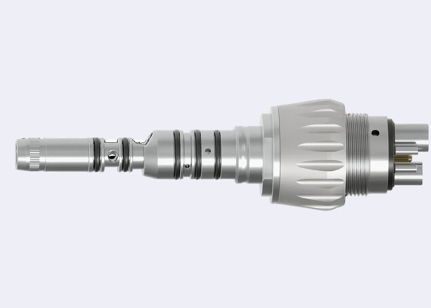 DENTISTOOLBOX silver turbine coupling with integrated LED generator and quick connect